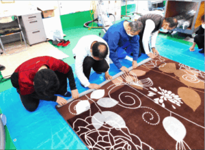クリーニング班作業の様子