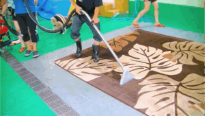 クリーニング班作業の様子